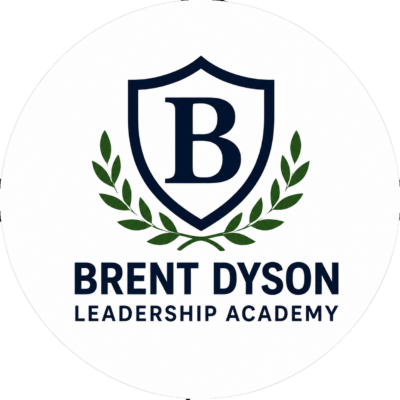 Brent Dyson Leadership Logo no background in a white circle new